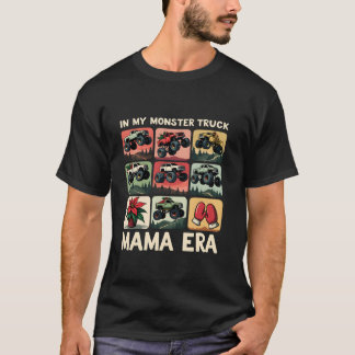 T-shirt Dans Mon Camion Monster Mama Era Santa Claus Joyeu