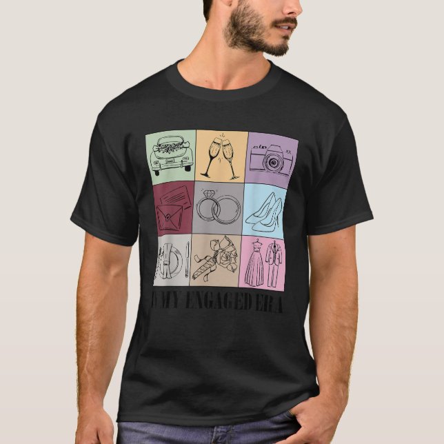 T-shirt Dans Mon Époque Engagée Retro Mariée Fiançailles M (Devant)
