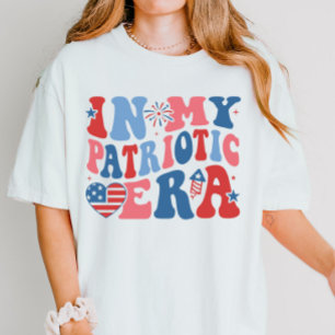 T-shirt Dans Mon Époque Patriotique 4 juillet Rétro