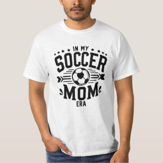 T-shirt Dans Mon Era Maman De Football