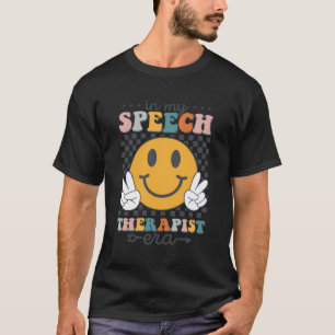 T-shirt Dans Mon Era Thérapiste De La Parole Rétro Slp Thé