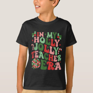 T-shirt Dans mon ère de professeur de Noël holly joyeux Pr