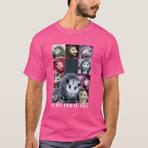 T-shirt Dans Mon Ère Feral Funny Opossum meme Possum