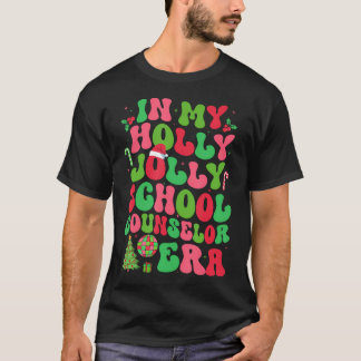 T-shirt Dans Mon Holly Xmas Jolly School Conseiller Era Ch