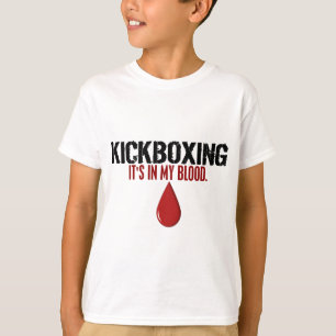 T-shirt Dans mon sang KICKBOXING