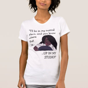 T-shirt Dans Mon Studio ! -Sponjetta
