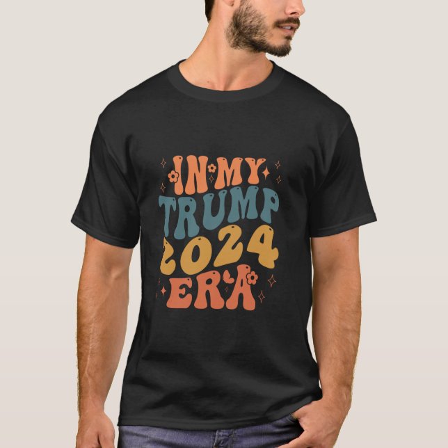 T-shirt Dans Mon Trump 2024, l'ère Super ramènera l'Amériq (Devant)