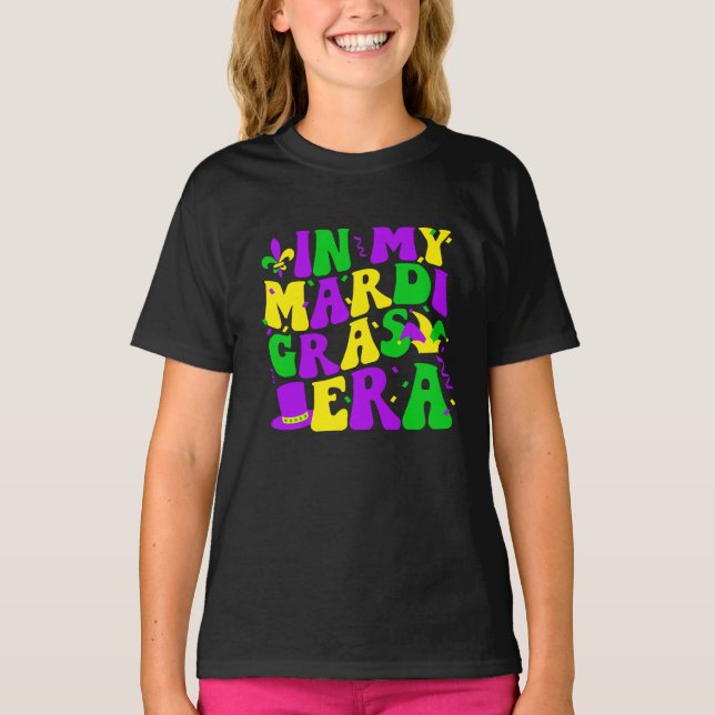 T-shirt Dans My Mardi Gras Era Funny Festival Retro Carniv (Devant)