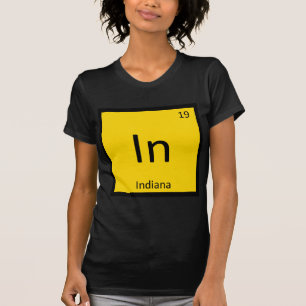T-shirt Dans - Symbole du tableau périodique de la chimie 