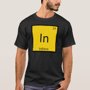 T-shirt Dans - Symbole du tableau périodique de la chimie 