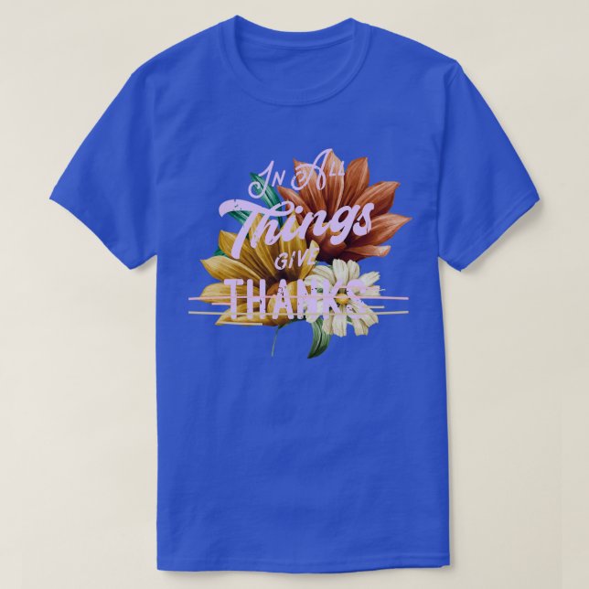 T-shirt dans toutes les things (Design devant)