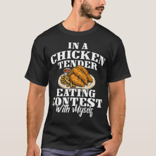 T-shirt Dans un concours de consommation de tenders de pou