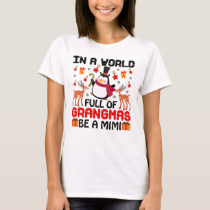 T-shirt Dans un monde être un Mimi
