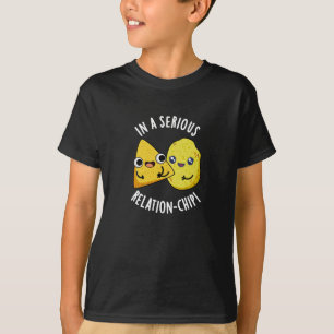 T-shirt Dans Une Puce De Relation Sérieuse Drôle Pun De No