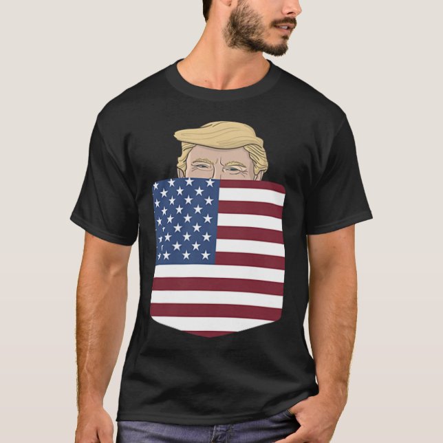 T-shirt Dans Votre Poche Élection Américaine Trump Pour 20 (Devant)