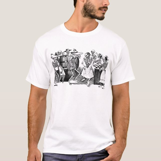 T-shirt "Dansant le Jarabe dans l'autre monde " (Devant)