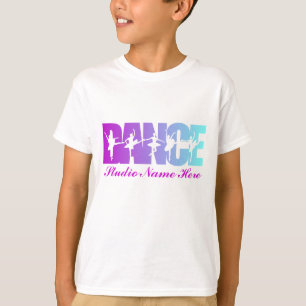 T-shirt Danse avec le nom de studio de danseurs