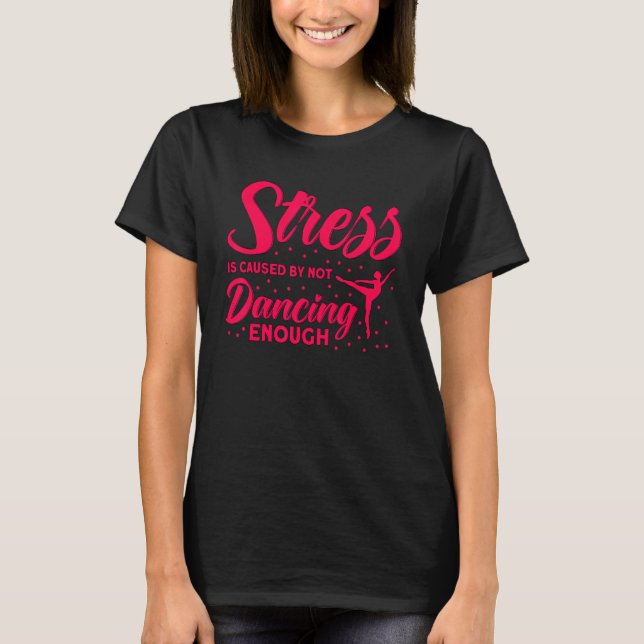 T-shirt Danse Ballet Danse Fille Ballerina Pas Danser Eno (Devant)