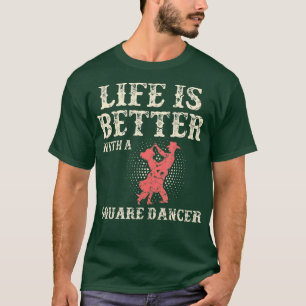 T-shirt Danse carré Danse danseuse occidentale