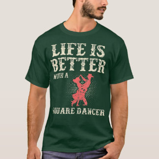 T-shirt Danse carré Danse danseuse occidentale