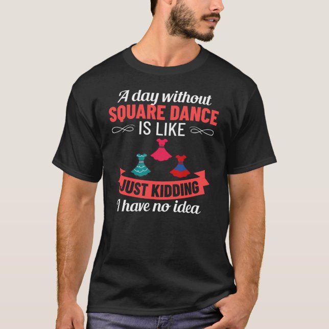 T-shirt Danse carré Musique Caller Cours Danseur (Devant)