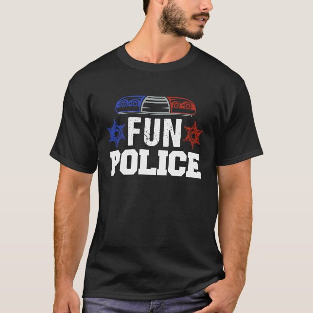T-shirt Danse Chaperone Fun Police Danser Sheriff State C (Devant)