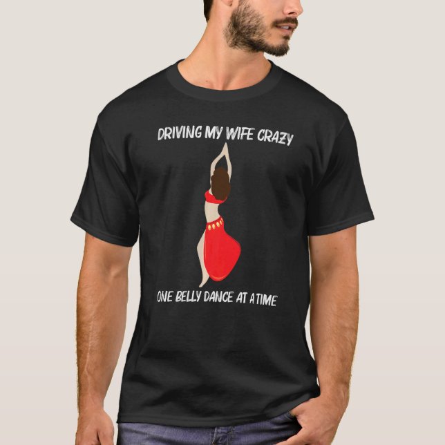 T-shirt Danse cool Belly Pour Hommes Papa Shimmy Danseuse  (Devant)