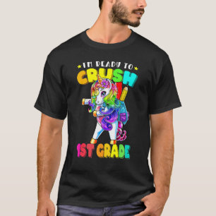 T-shirt Danse de 1ère année Unicorne Retour à l'école fill