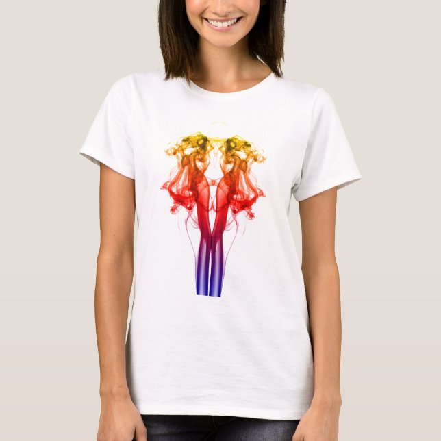 T-shirt Danse de couleur - chemise de fumée (Devant)