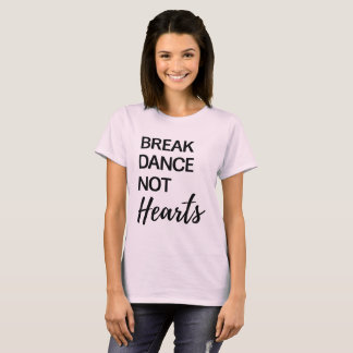 T-shirt Danse de coupure, pas coeurs