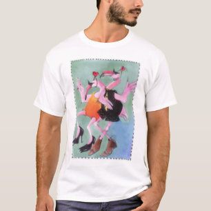 T-shirt Danse de Flamant rose