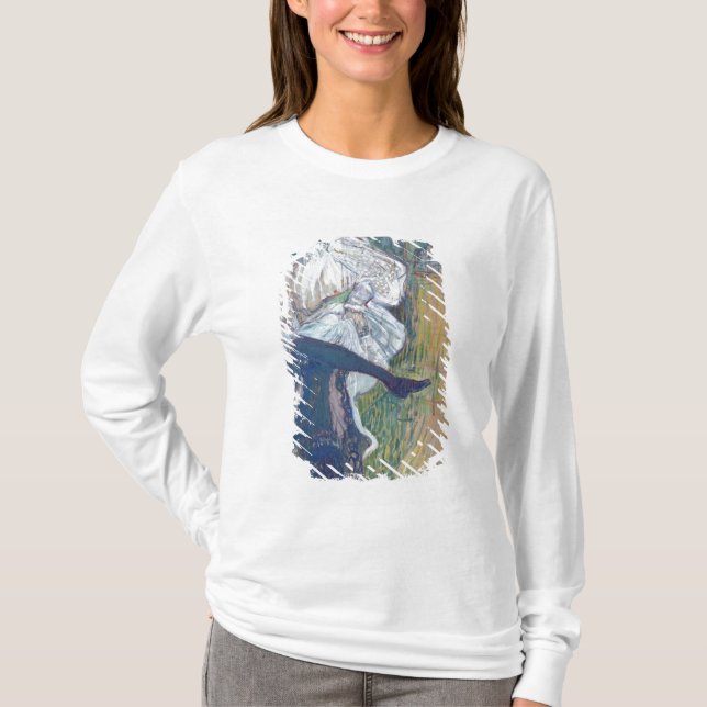 T-shirt Danse de Henri De Toulouse-Lautrec | Jane Avril, c (Devant)