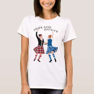 T-shirt Danse de Highland Reel Écossaise