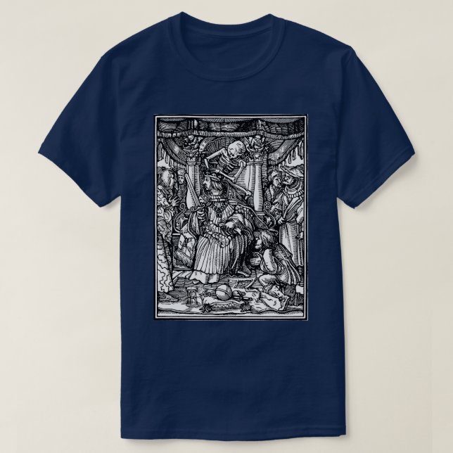 T-shirt Danse de la mort 07 L'empereur (Design devant)