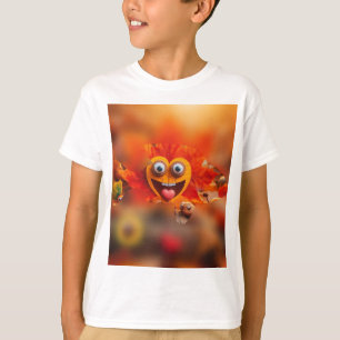T-shirt "Danse de l'amour joueuse de l'automne"