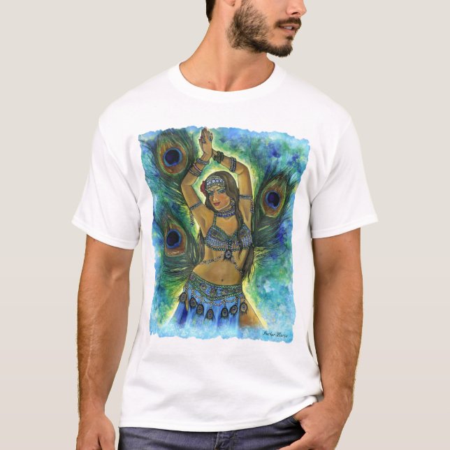 T-shirt Danse de paon (Devant)