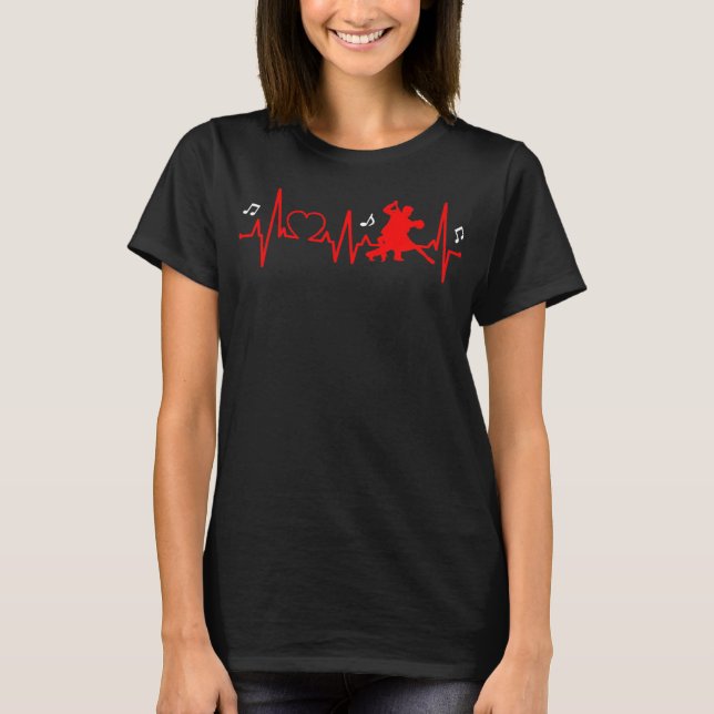 T-shirt Danse de salle de bal Thérapie Danse Danser Instru (Devant)