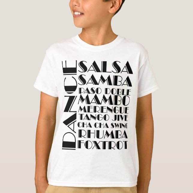 T-shirt danse de salon (Devant)