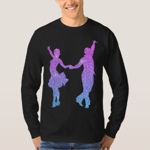 T-shirt Danse de Salon pour Femmes Filles Étudiantes Danse