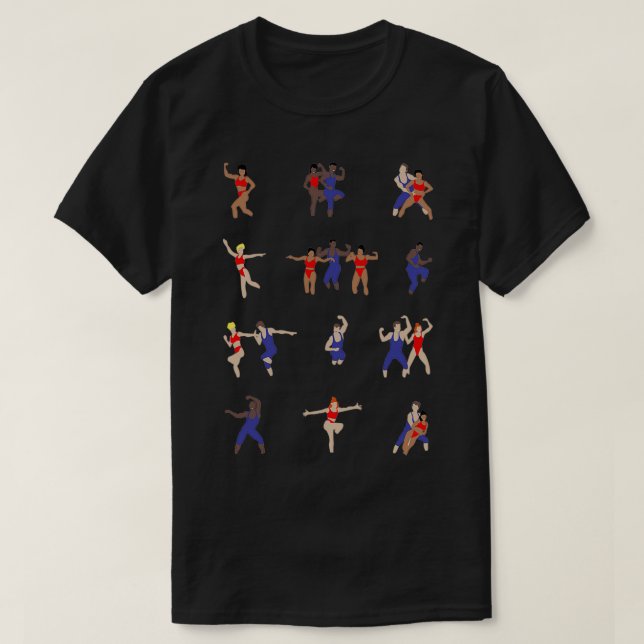 T-shirt Danse de sécurité aérobie 1988 (Design devant)