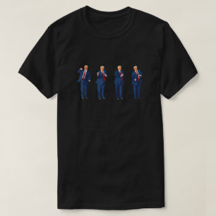 T-shirt Danse de Trump 4 juillet Trump 2024