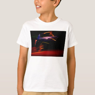T-shirt danse de voiture violette