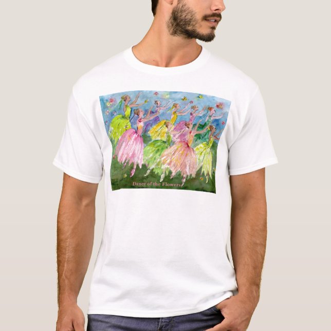 T-shirt Danse des fleurs (Devant)