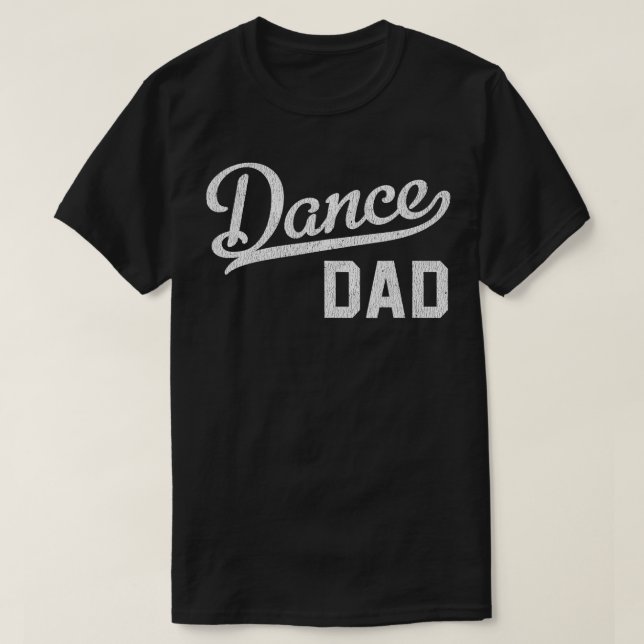 T-shirt Danse des hommes papa Fière danseuse père (Design devant)