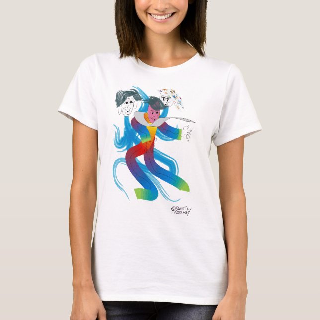 T-shirt Danse d'oscillation (Devant)