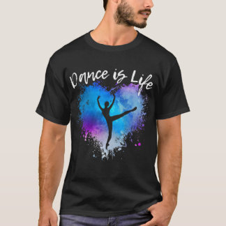 T-shirt DANSE EST VIE Ballet Danser Ballerina Ado Tween