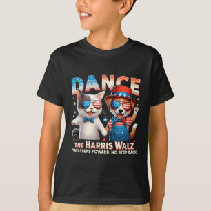 T-shirt Danse Harris Wheimer Drôle Chat Ladies Kamala H