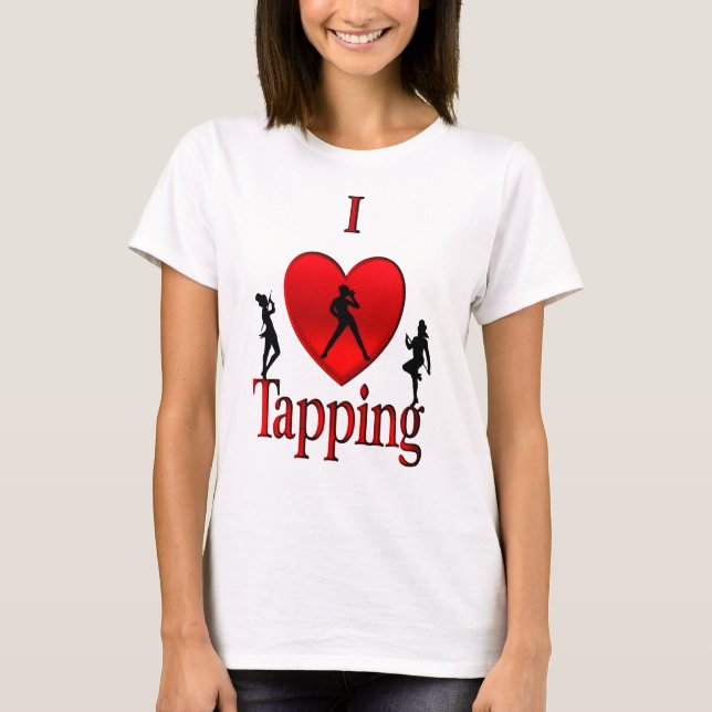 T-shirt Danse I Heart Tap (Devant)