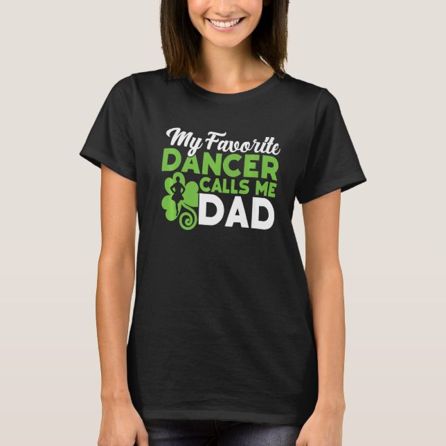T-shirt Danse irlandaise Ceili Reel Dance Feed Irish Step  (Devant)