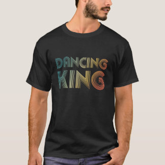 T-shirt Danse King Funky Vintage les années 70 80s Tee For